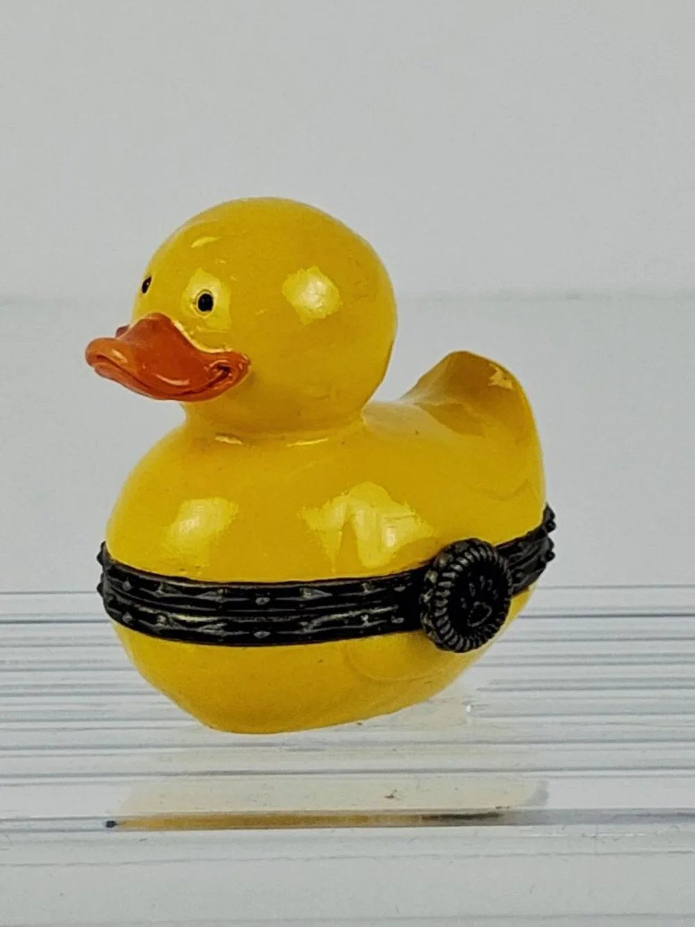 Boyds Bears & Friends Rub A Dub Duckie Themed Miniature Hinged Box #973 - Picture 4 of 15